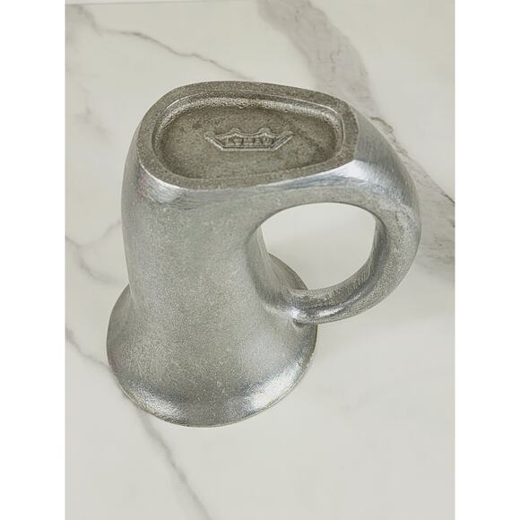 Lyman Pewter Bugle Mug 6" Stein Horn Viking Drinking Cup Cutler Hammer - Picture 11 of 16